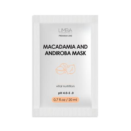 Limba Питательная маска для волос Macadamia and Andiroba mask , pH 4.0-5.0 Сашет