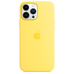 Силиконовый чехол с поддержкой MagSafe Apple Silicone Case для iPhone 13 Pro Max, Lemon Zest (Лимонная цедра)