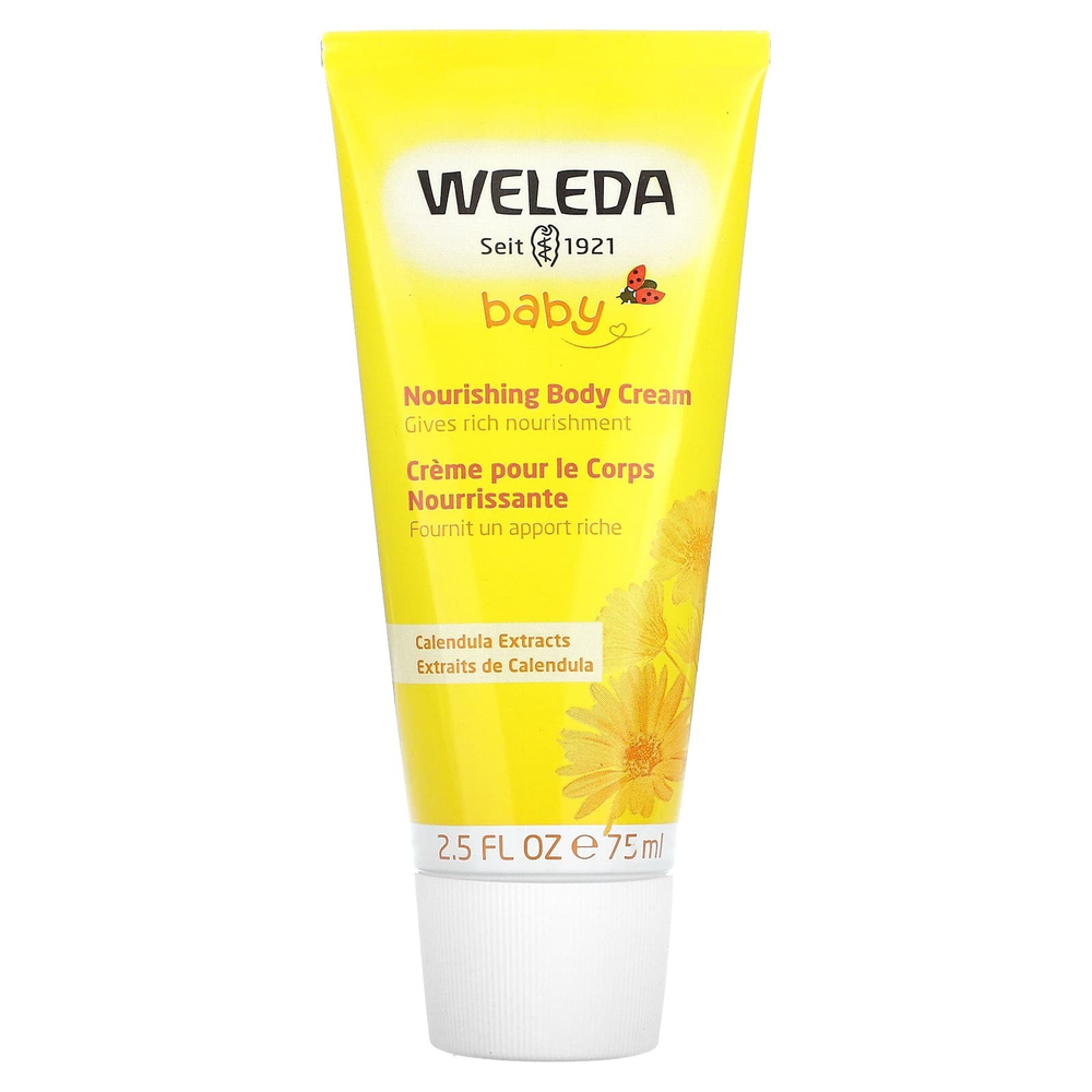 Weleda, Baby, питательный детский крем для тела, с экстрактами календулы, 75 мл (2,5 жидк. унции)