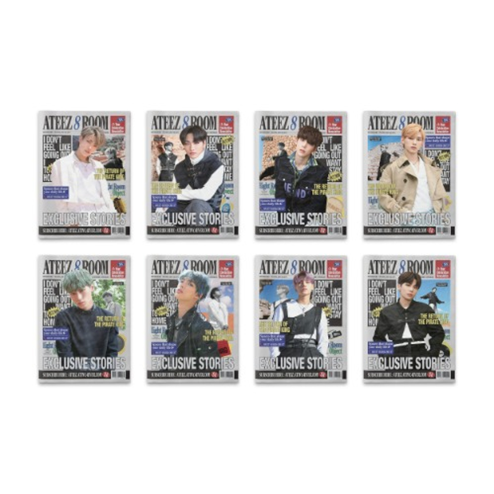 Мерч ATEEZ POP-UP '8ROOM' - 7-YEAR CELEBRATION NEWSLETTER