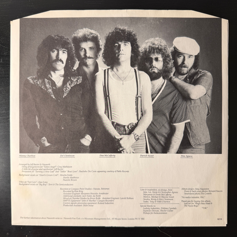 Nazareth - Malice In Wonderland (Скандинавия 1980г.)