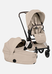 Коляска Cybex Priam V Style Rosegold 2 в 1 Cozy Beige