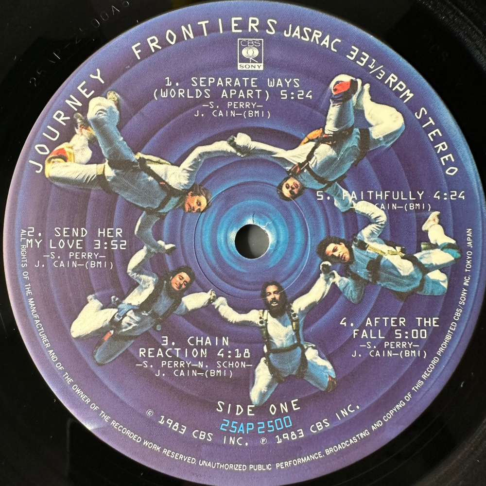 Journey ‎– Frontiers (Япония 1983г.)