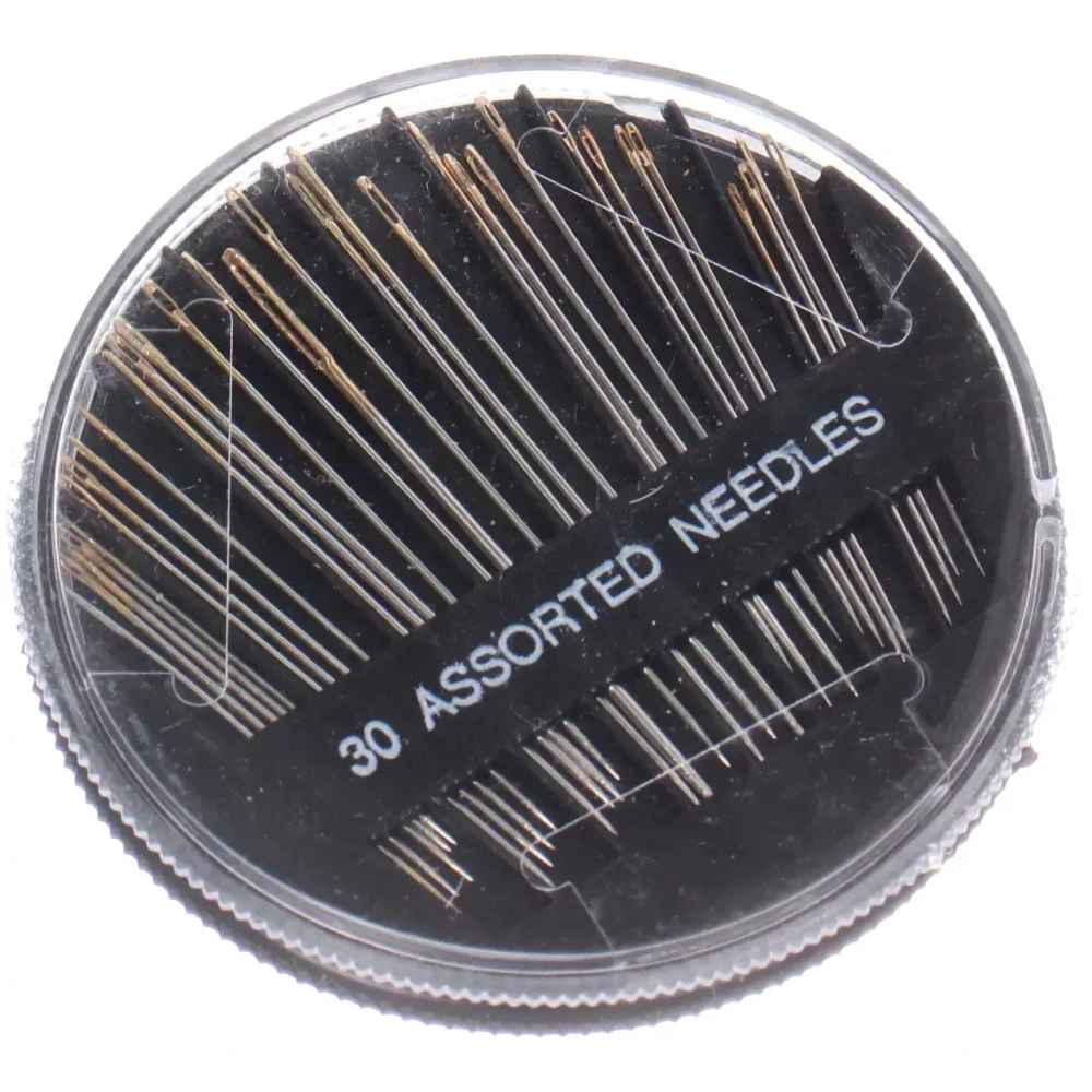 Иглы швейные в наборе 24-30шт «Favorite Hous», цвет золото / серебро, d 6,5см (рр5.1-3.2)