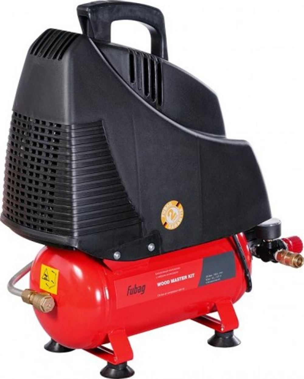 Компрессор поршневой безмасляный FUBAG WOOD MASTER KIT + набор из 4 предметов 8213790KOA611 (8213790KOA537)