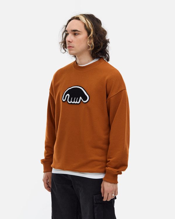 Толстовка Crewneck BigLogo терракотовая - фото 3