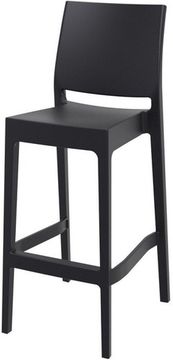 Стул пластиковый барный Maya Bar 75 черный