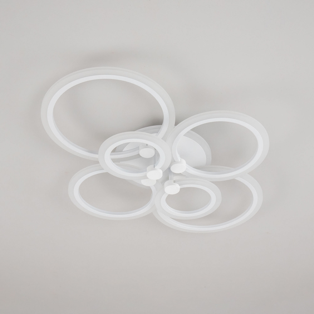 Citilux Сента CL237B160E RGB Люстра с пультом Белая