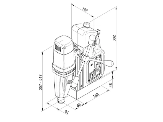 Магнитный сверлильный станок BDS MAB-465