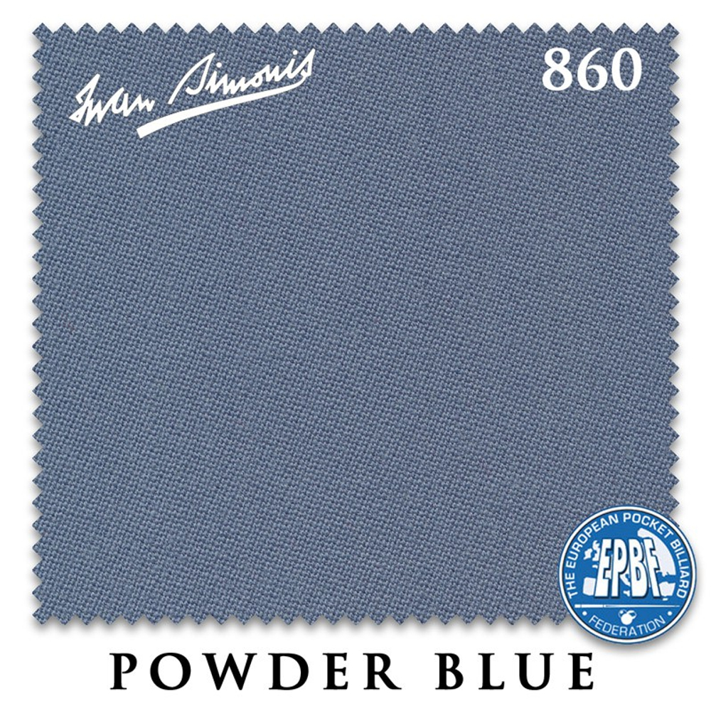Сукно "Iwan Simonis 860" 198см Powder Blue