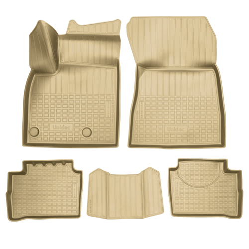 Ковры в салон Norplast/Unidec для Nissan Qashqai III в кузове J12 (2021-) Полиуретан, Бежевый, бензин\гибрид, арт.NPA11-C61-612-B