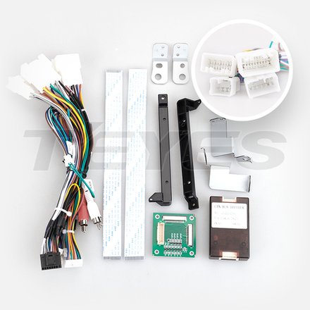 Комплект рамки с разъёмами 9" Lexus IS200 XE10, Toyota Altezza 1998-2005 - Car-Smart 9700