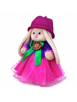 Мягкая игрушка Зайка Ми Карминовый топаз 25см