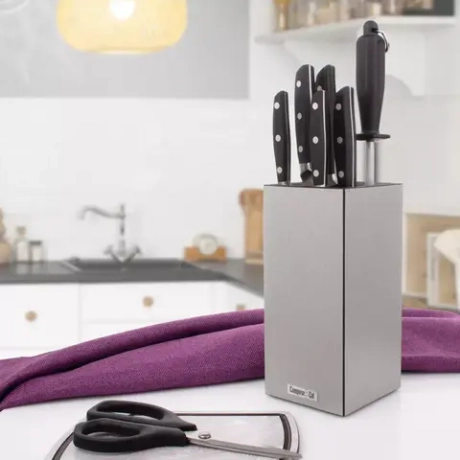 Подставка для кухонных ножей 11х11х24см ComposeEat Elegance стальной