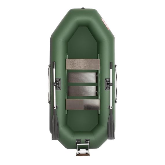 Лодка Тонар Шкипер 260НТ навесной транец (зеленый)
