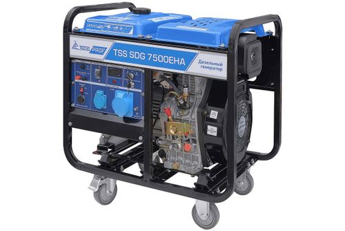 Дизель генератор TSS SDG 7500EHA - [7 кВт / 220V] эл. старт