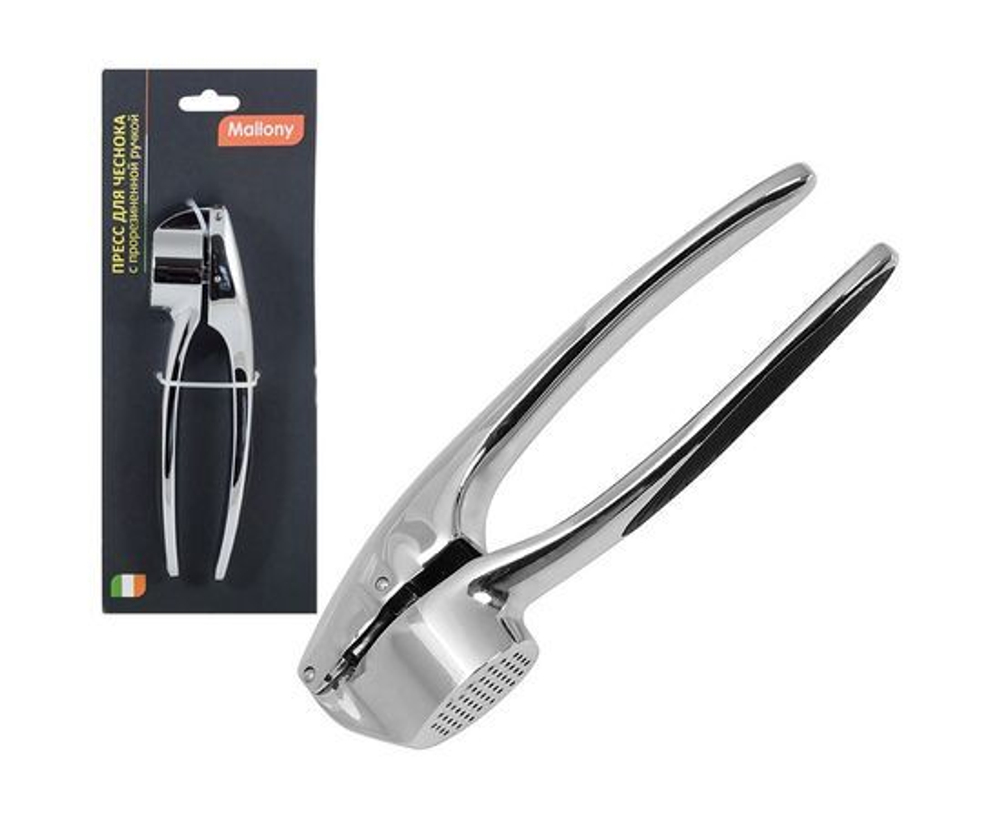 Пресс для чеснока Mallony MODERNO, прорезиненная ручка, 984042