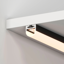 Профиль с экраном SL-LINE-2011M-2500 BLACK+OPAL ROUND (Arlight, Алюминий) 027992