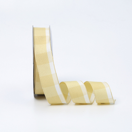 Лента "Клетка" 2,6см*18Y ПЕСОЧНАЯ