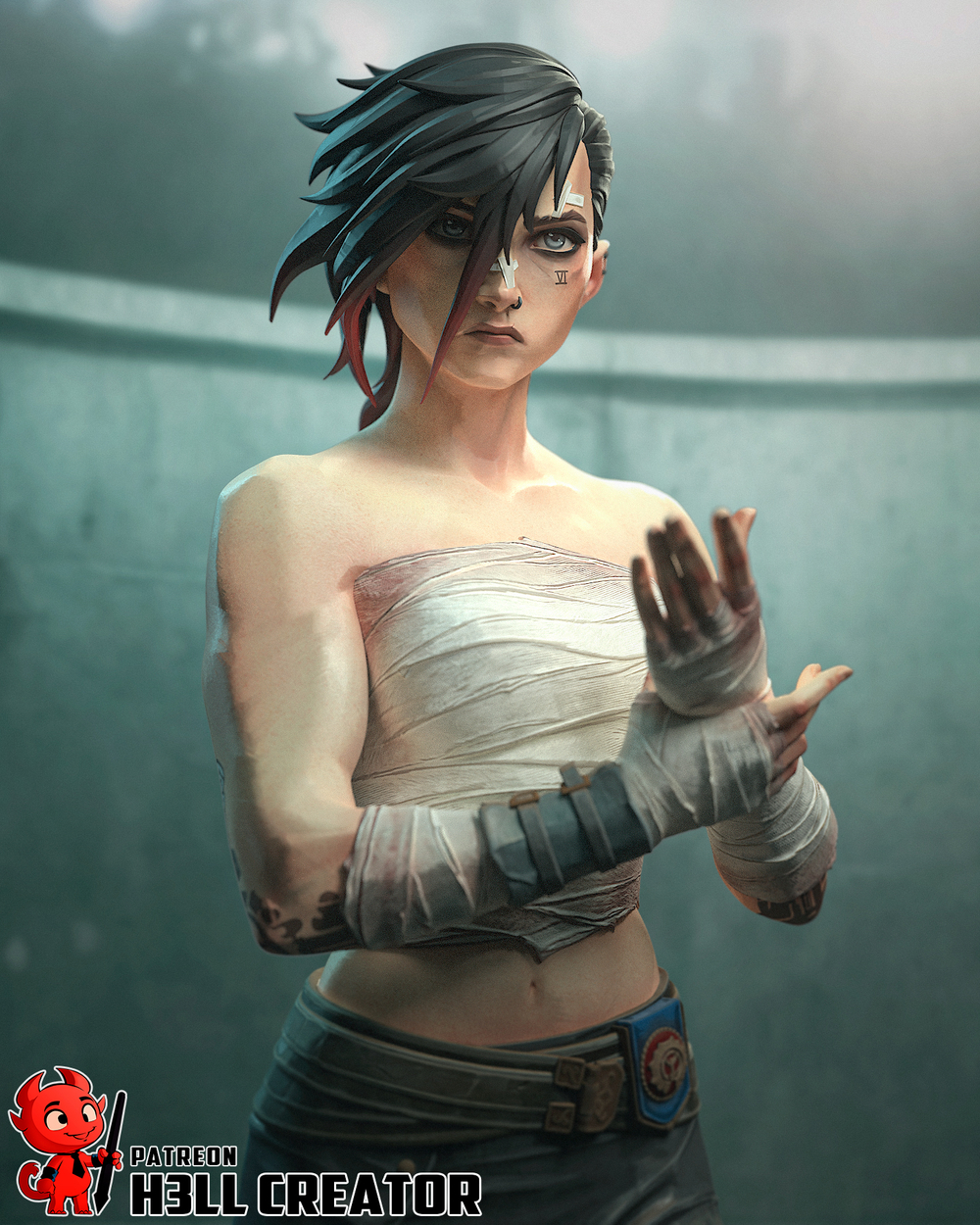 Вай Аркейн Vi Arcane League of Legends