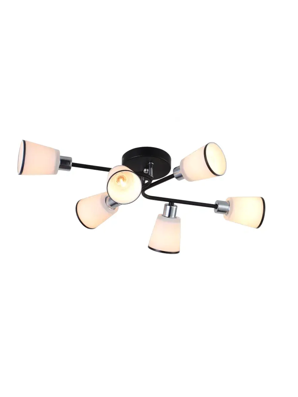 Люстра потолочная JESSY  E14*6*40W черный