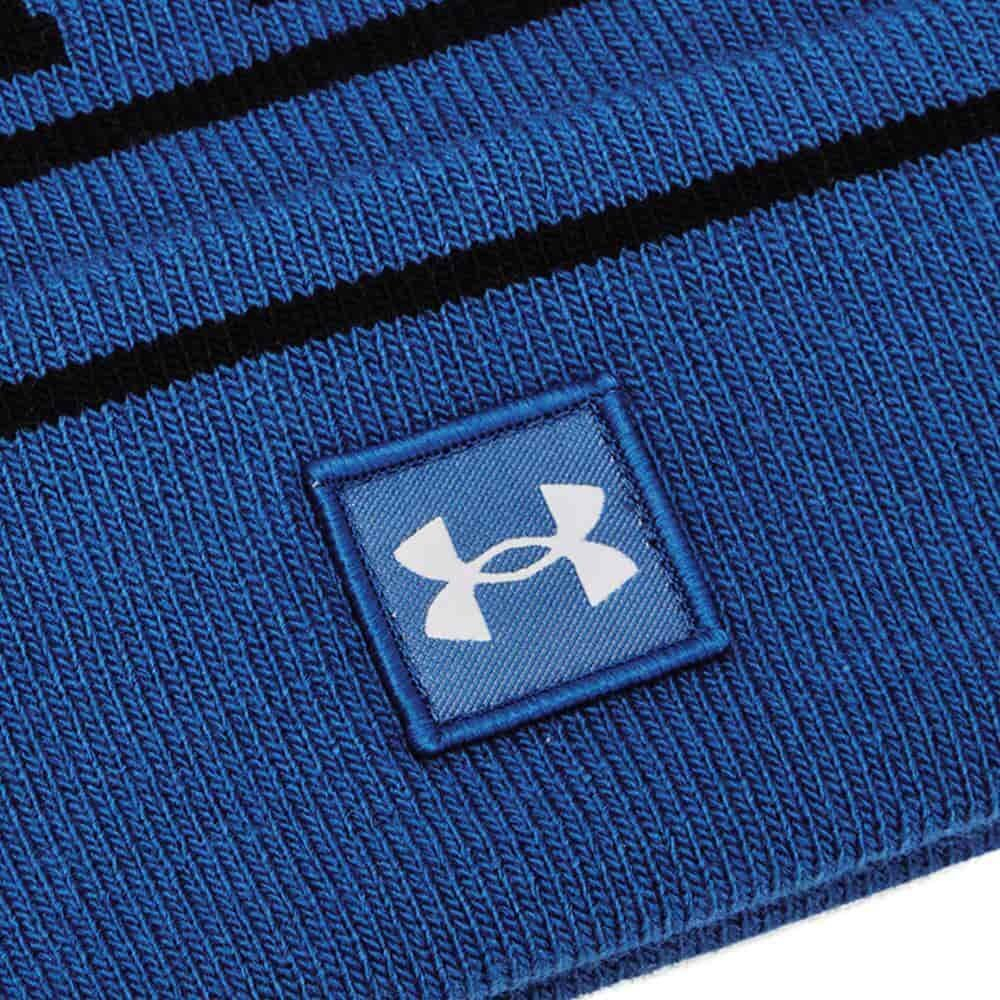 Баскетбольная шапка Under Armour Halftime Pom Beanie Blue