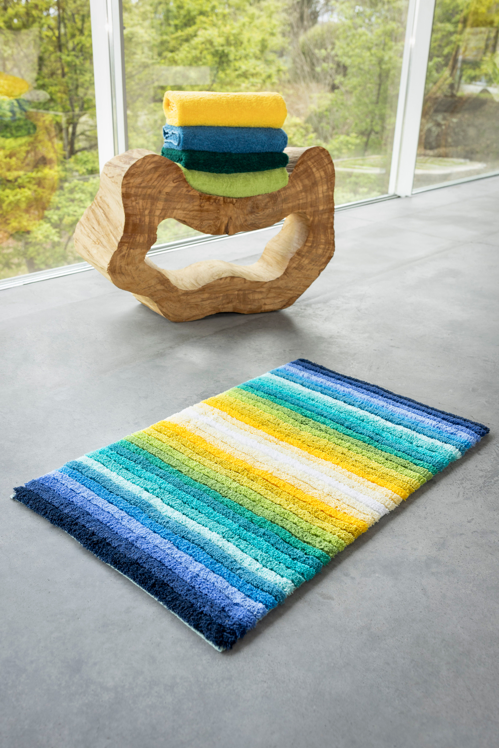 Коврик 60х100 Abyss & Habidecor Санта Круз 302 сине-желтый