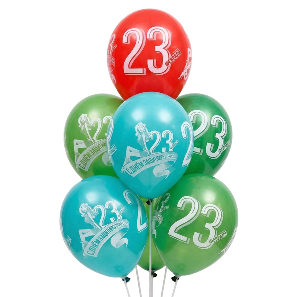 Латексный шар «23 Февраля», 36 см