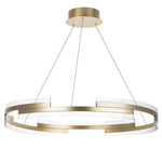 736333 Люстра ROTONDA 70W LED 3805LM 120G ЗОЛОТО 3000K