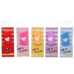 Свеча для торта Цифра Сердечко «1» 9 см, микс цветов