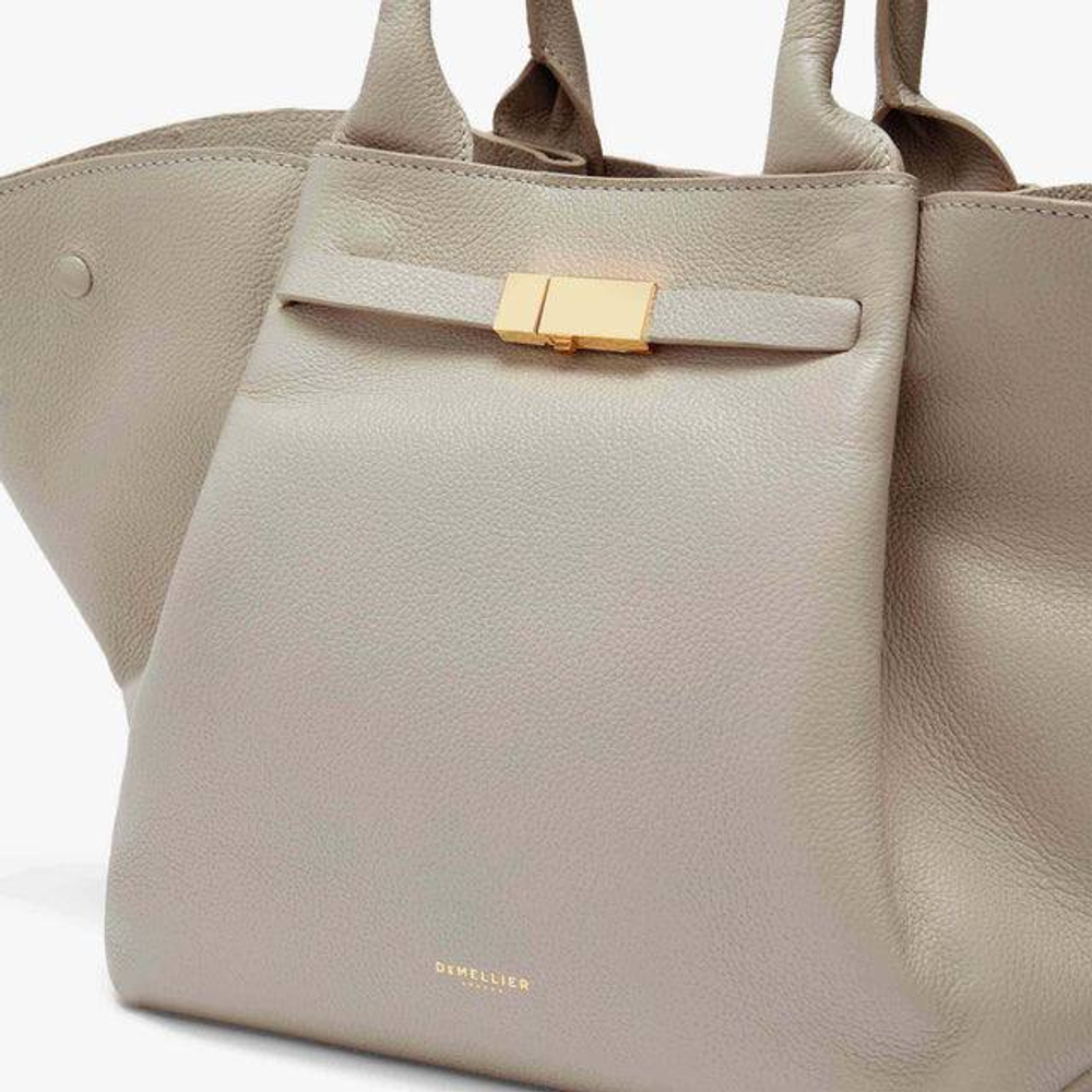 Сумка DeMellier The Midi New York Taupe Small Grain