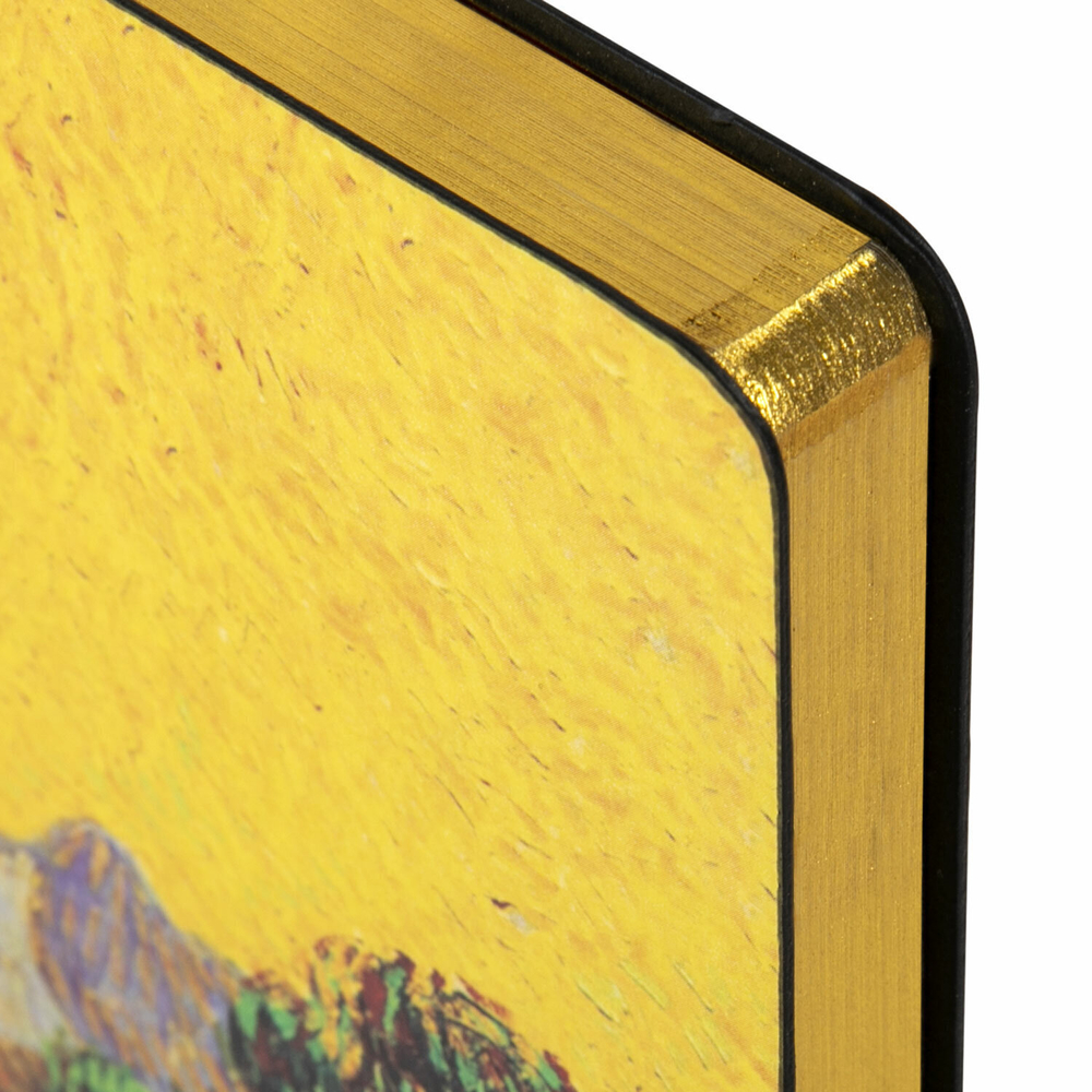 Ежедневник недатированный А5 (138х213 мм) BRAUBERG VISTA под кожу гибкий 136 л. "Van Gogh" (2 штуки в упаковке)