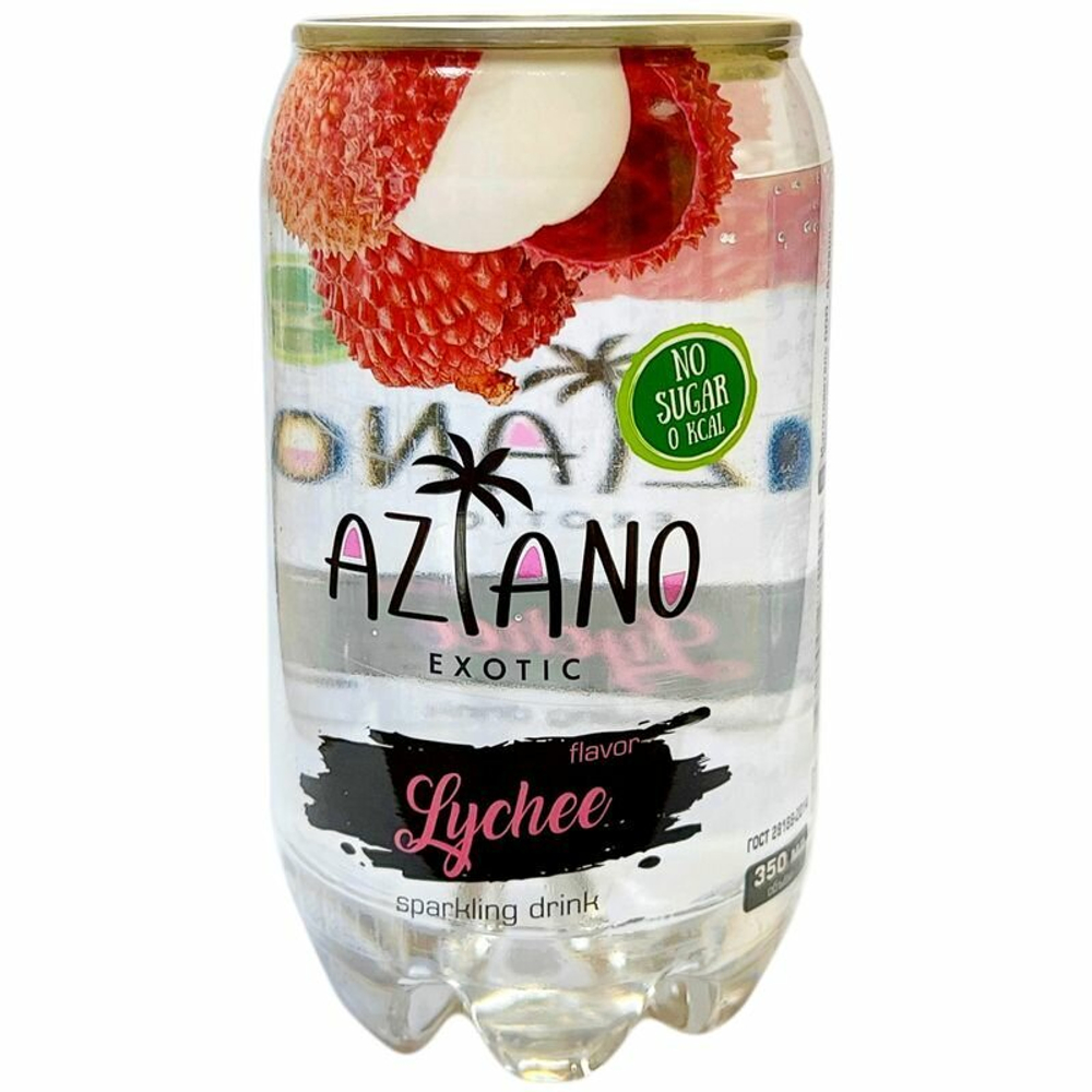 Газированный напиток Aziano Lychee 350мл