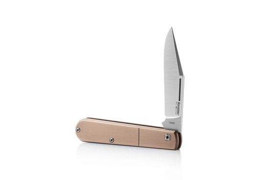 Складной нож Lion Steel "Barlow Slim" L/CKS0112 CP-P c клинком из стали Böhler M390 Microclean®, рукоять медь