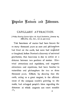 Popular Lectures and Addresses. Volume 1 | B.W. Kelvin