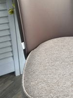 Стул М-City DISAUR Моне Бисквит Rovena Biscut ткань, Orakul 290 Экокожа, Черный каркас