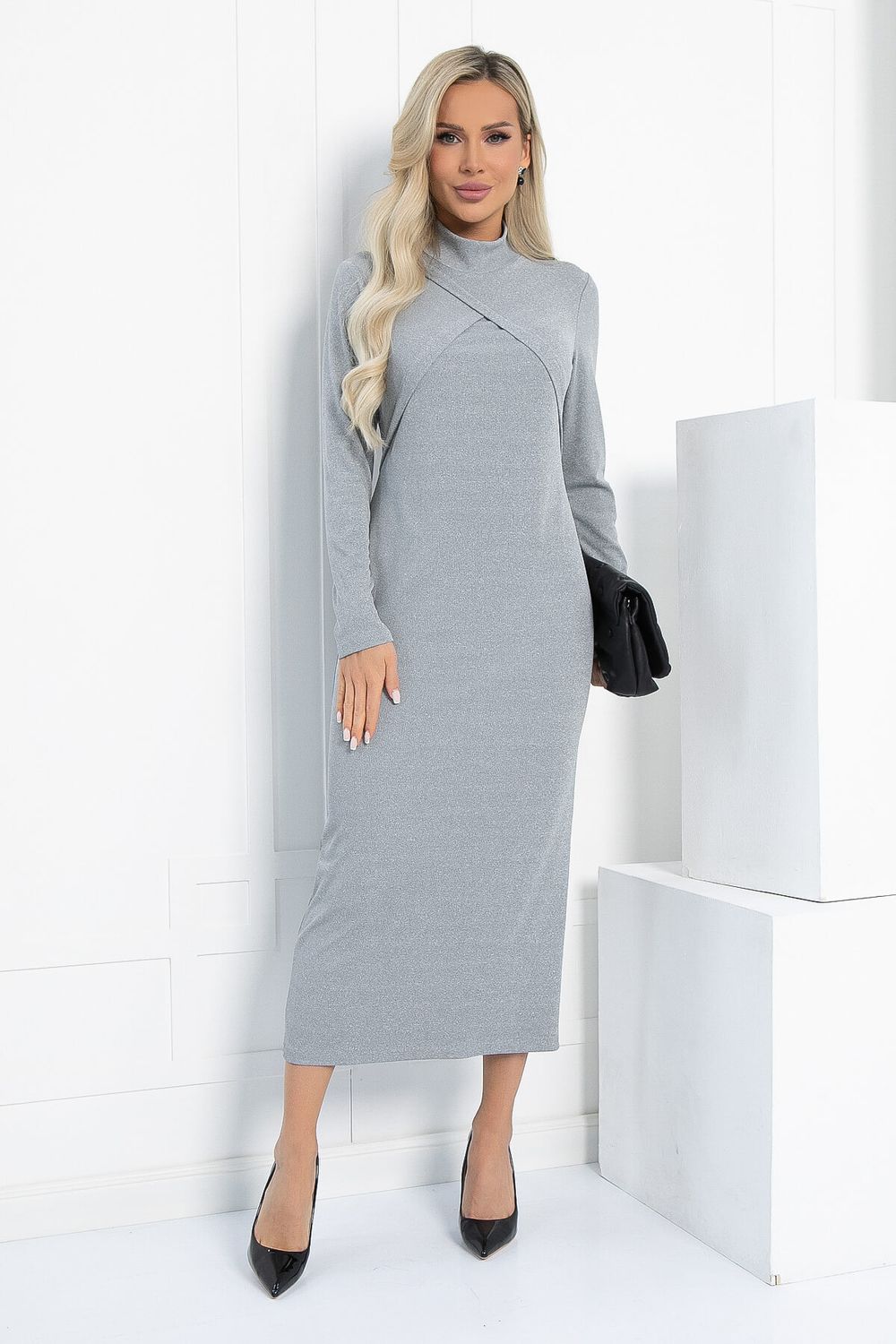 Платье Особенно прекрасна (серое) П12817-30М LT Collection