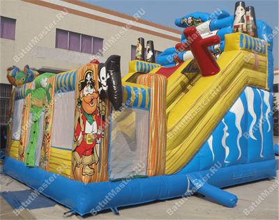 Коммерческий надувной батут "Пиратская радость"