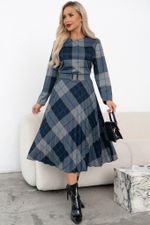 Платье Сильвия (серый/голубой) Р11-1086/14 Nikol