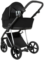 Детская коляска Roan Sol Vintage Luxury 2.0 2 в 1 VIN 05/CB Caviar Black/Nickel/руч.Black
