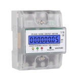 3-фазный 4-проводный счетчик энергии 220 / 380V 5-80A Энергопотребление Счетчик электросчетчик