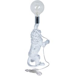 Настольная лампа Лев Ричард Белый