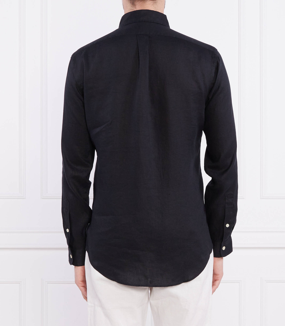 льняная рубашка POLO RALPH LAUREN - черный(710794141)