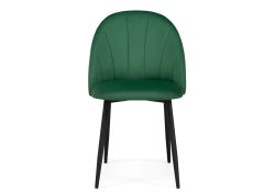 Стул на металлокаркасе Логан зеленый / черный