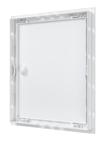 Люк ревизионный ЛР фланец 246х296 ручка 268х318 пластик EVECS