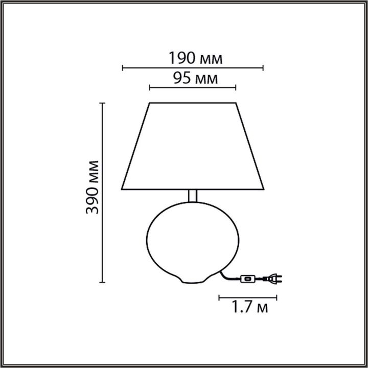 Настольная лампа Lumion Moderni Tapala 8139/1T