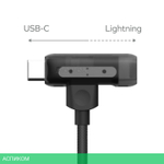 Кабель Momax 1-Link Flow Duo 2-in-1 DL56D 1.5м Black