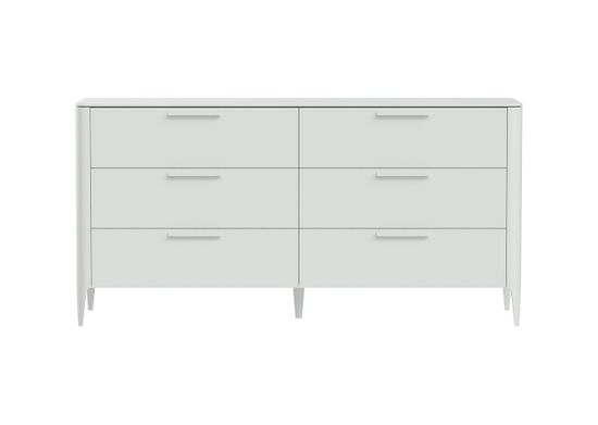 Комод Type 6 ящиков ширина 170 см (белый)