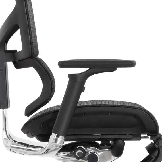 Кресло EXPERT 2 SAIL RSAM 01(сидение MAX с подножкой, подлокотник 6D(360), сетка черн/каркас черн)