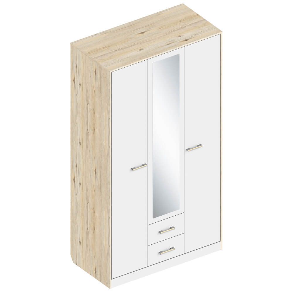 Шкаф трехстворчатый с 2 ящ. ПО ЦЕНТРУ "Милана"